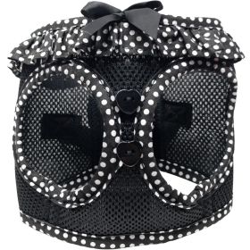 Black and White Polka Dot Ruffle (Option: Medium)