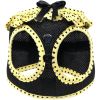 Yellow and Black Polka Dot Ruffle    New Spring 2024