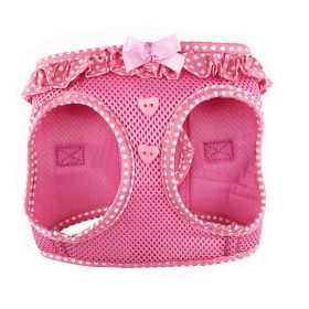 Pink Polka Dot Ruffle (Option: 3X-Large)