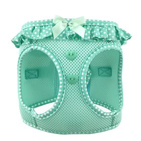Teal Polka Dot Ruffle (Option: Medium)