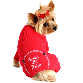Christmas Dog Pajama - Santa's Lil' Helper (Option: Small)