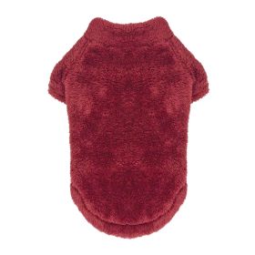 Soft Plush Pullover Burgundy (Option: 2XL)