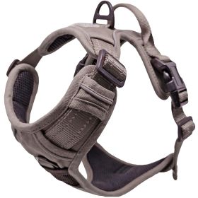 Venture Paw PULL CONTROL Harness - Sage -          Made with tough Outer Duck Fabric and Soft Mesh Lining. No Pulling Front and Top D-Ring (Option: Small)